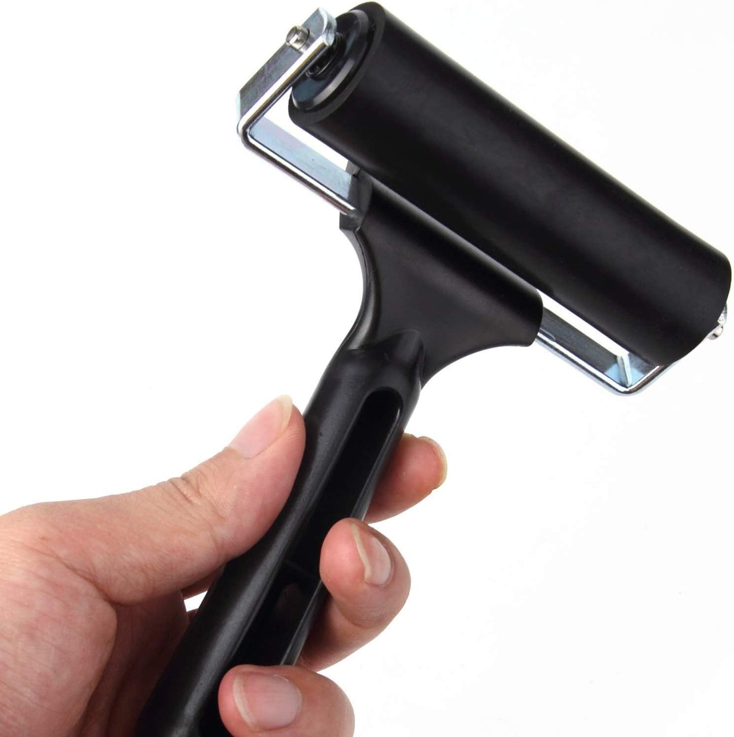 4-Inch Rubber Brayer Roller for Printmaking, Great for Gluing Application Also