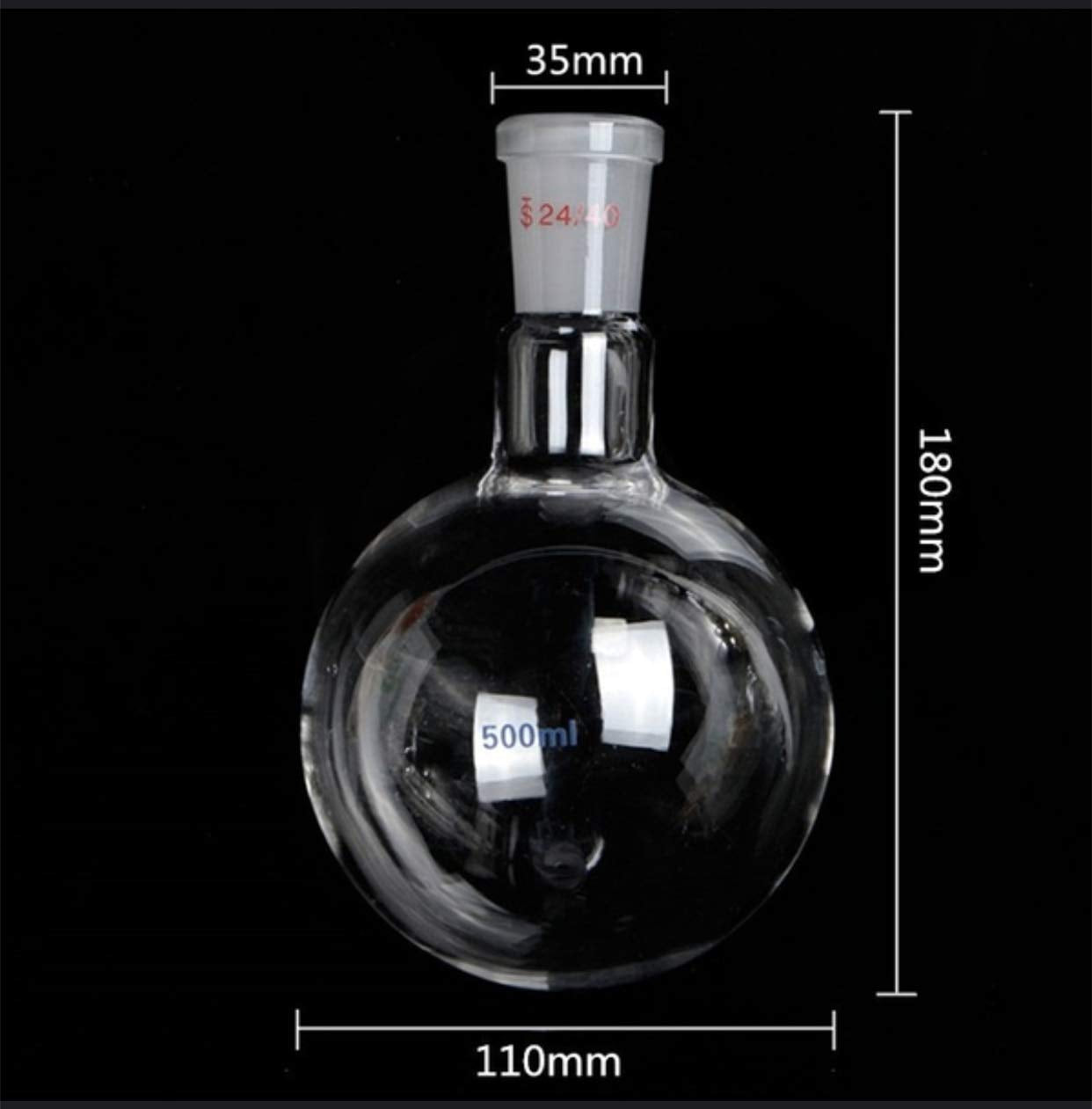 New 1000ml, 13pcs Glass Distillation Apparatus, Vacuum Distillation Equipment, Chemistry Lab Glassware Kit