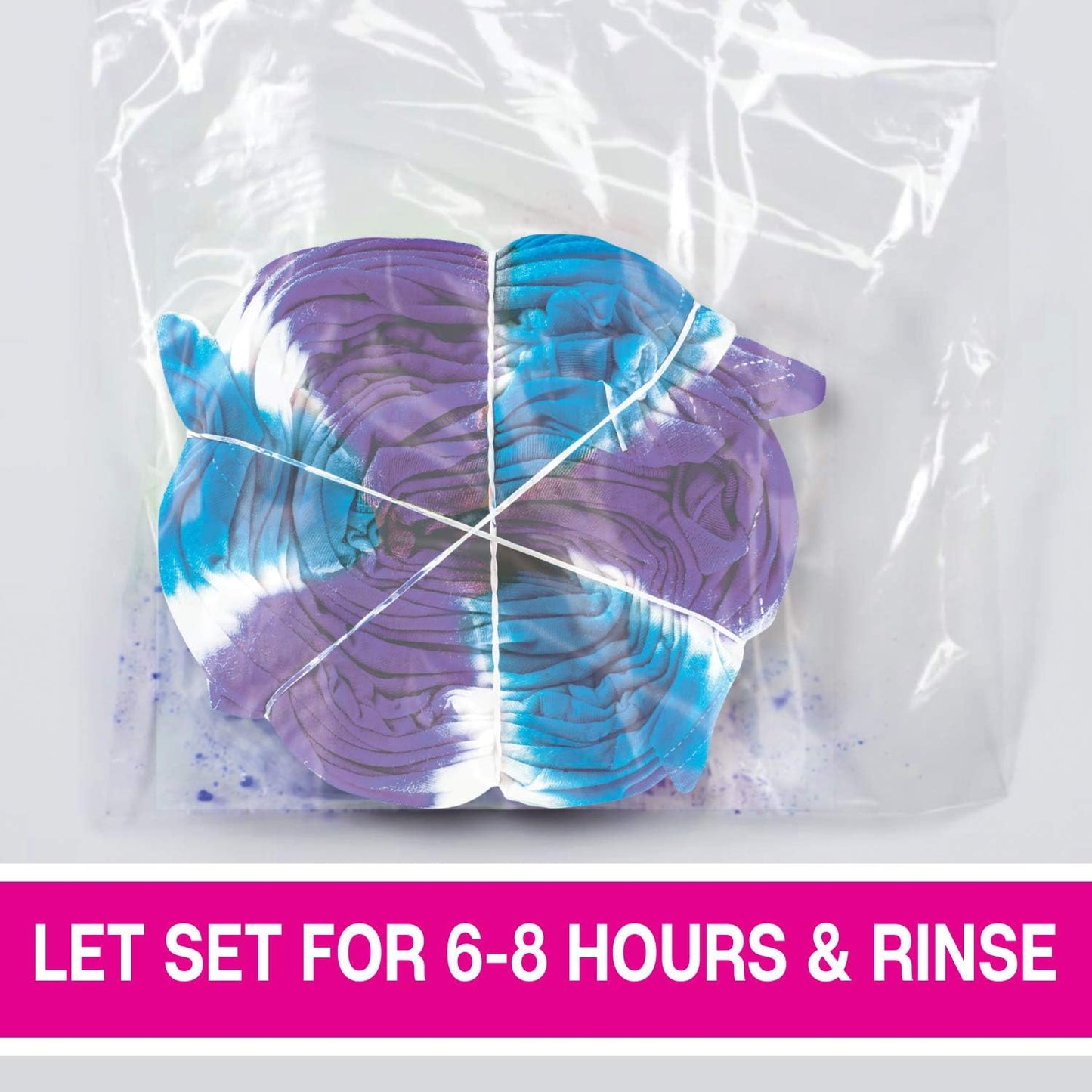 Tulip One-Step Tie-Dye Kit Block Party 16oz 8 Color Tie Dye, Rainbow, As Detailed