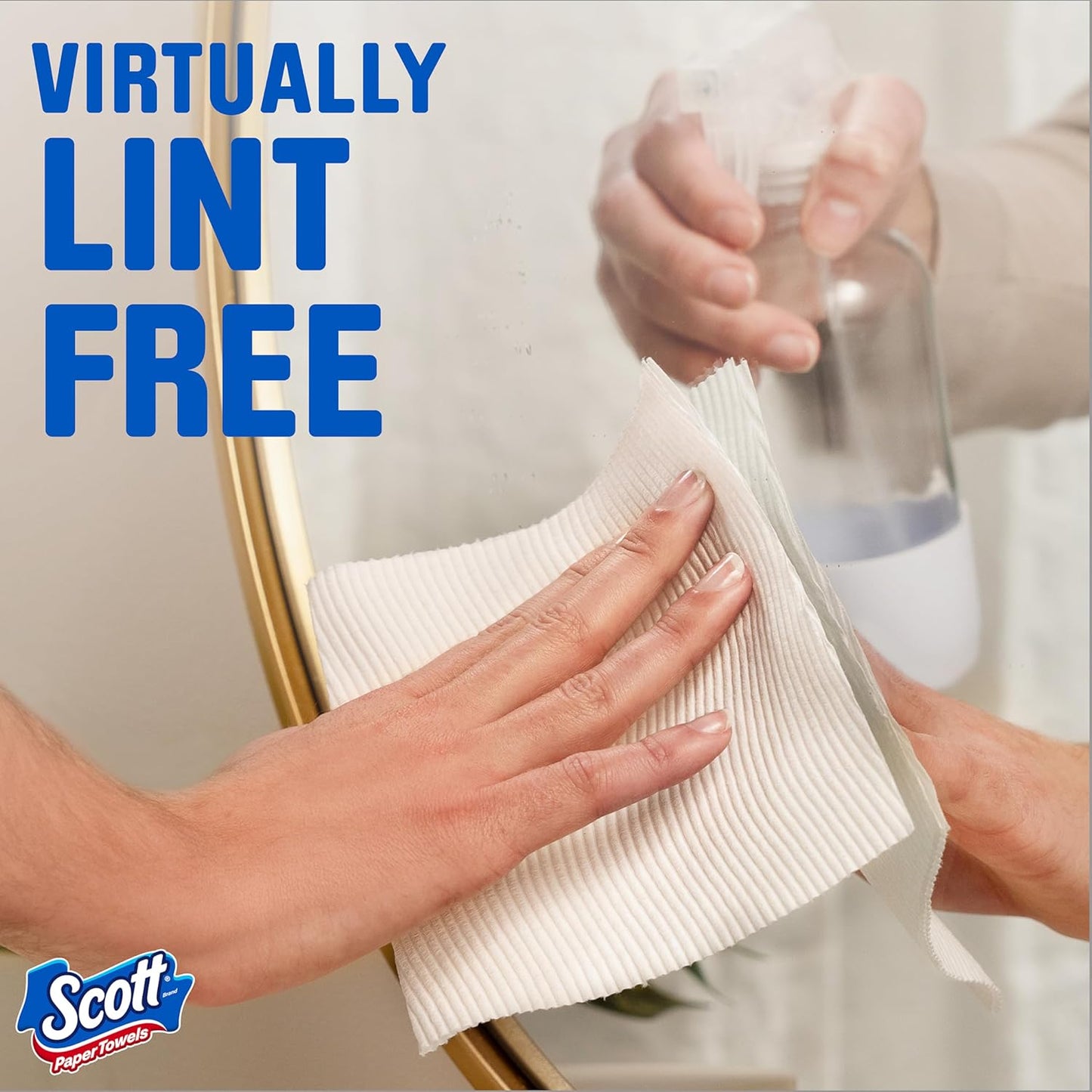 Scott Paper Towels, Choose-A-Sheet, 30 Double Rolls (2 Packs of 15) = 60 Regular Rolls (100 Sheets Per Roll)