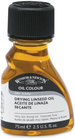 Winsor & Newton Sansodor Drying Linseed Oil, 75ml (2.5oz) Bottle