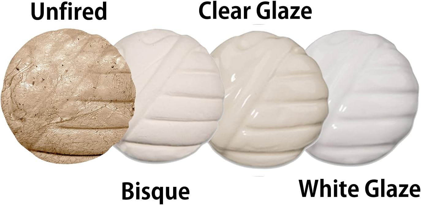 Old Potters Low Fire Pottery Clay White, 10 lbs (Cones 06-04) Made in USA Modeling Clay for Wheel Throwing and Hand Building, Pottery and Sculpting, Beginners, and Advanced