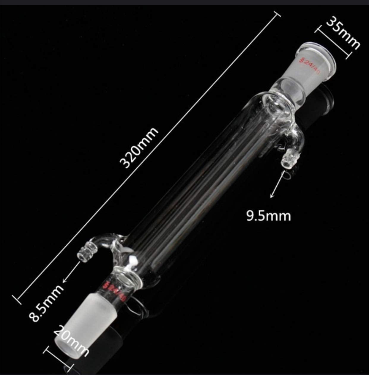 New 1000ml, 13pcs Glass Distillation Apparatus, Vacuum Distillation Equipment, Chemistry Lab Glassware Kit