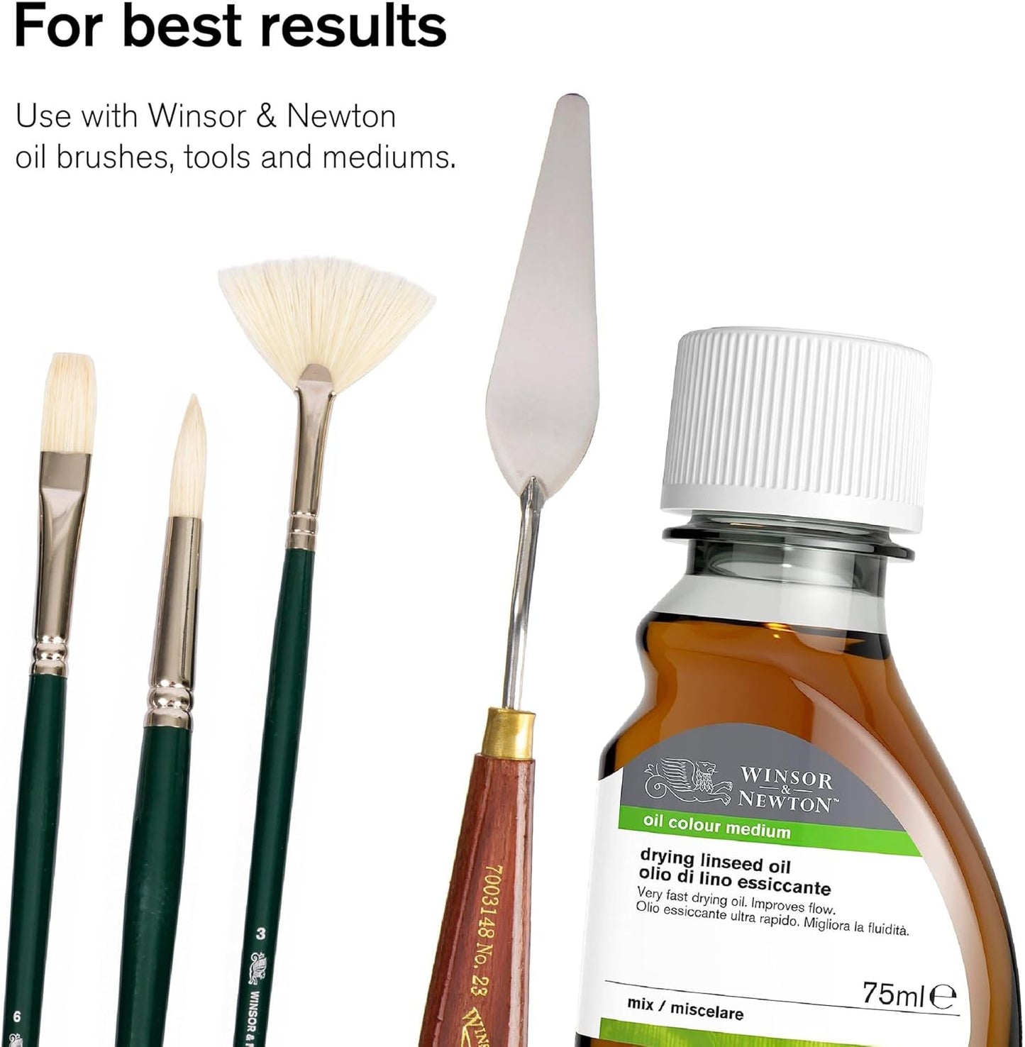 Winsor & Newton Winton Oil Color Paint, Basic Set, 10 x 21ml Tubes