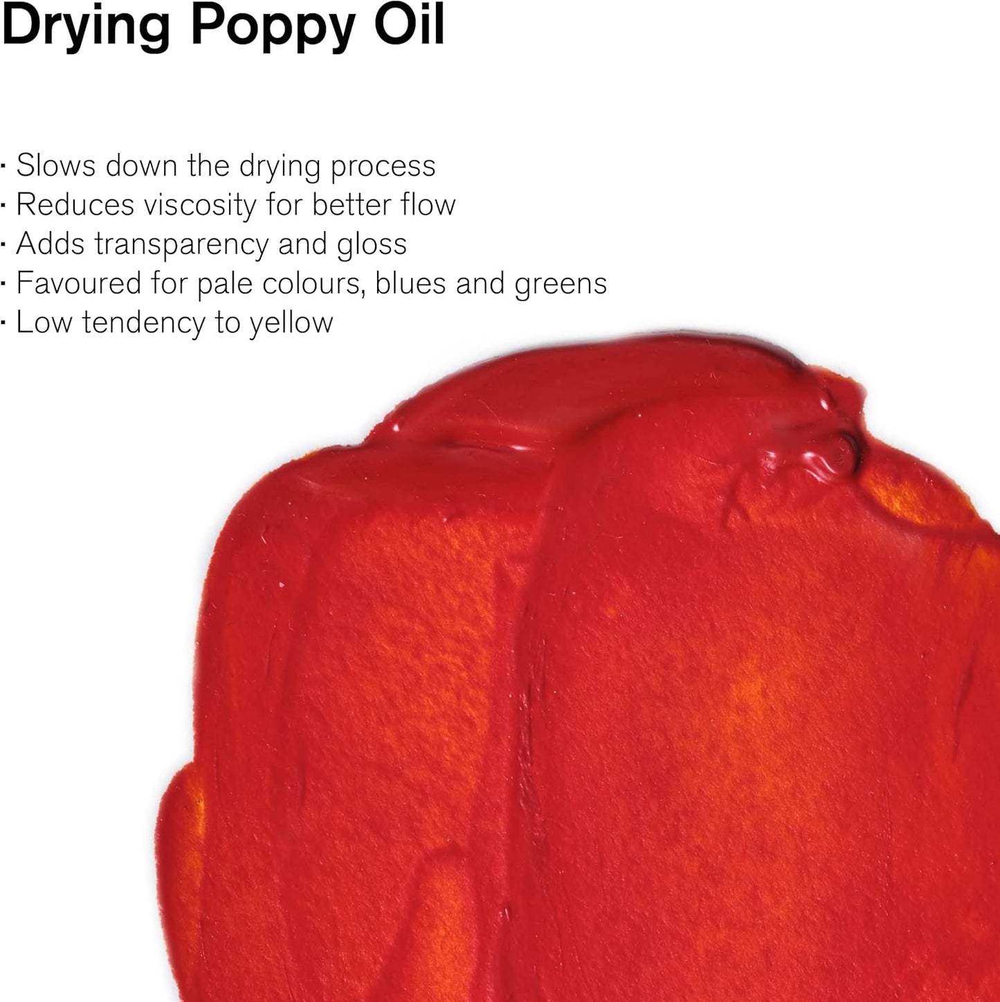 Winsor & Newton Sansodor Drying Poppy Oil, 75ml (2.5oz) Bottle