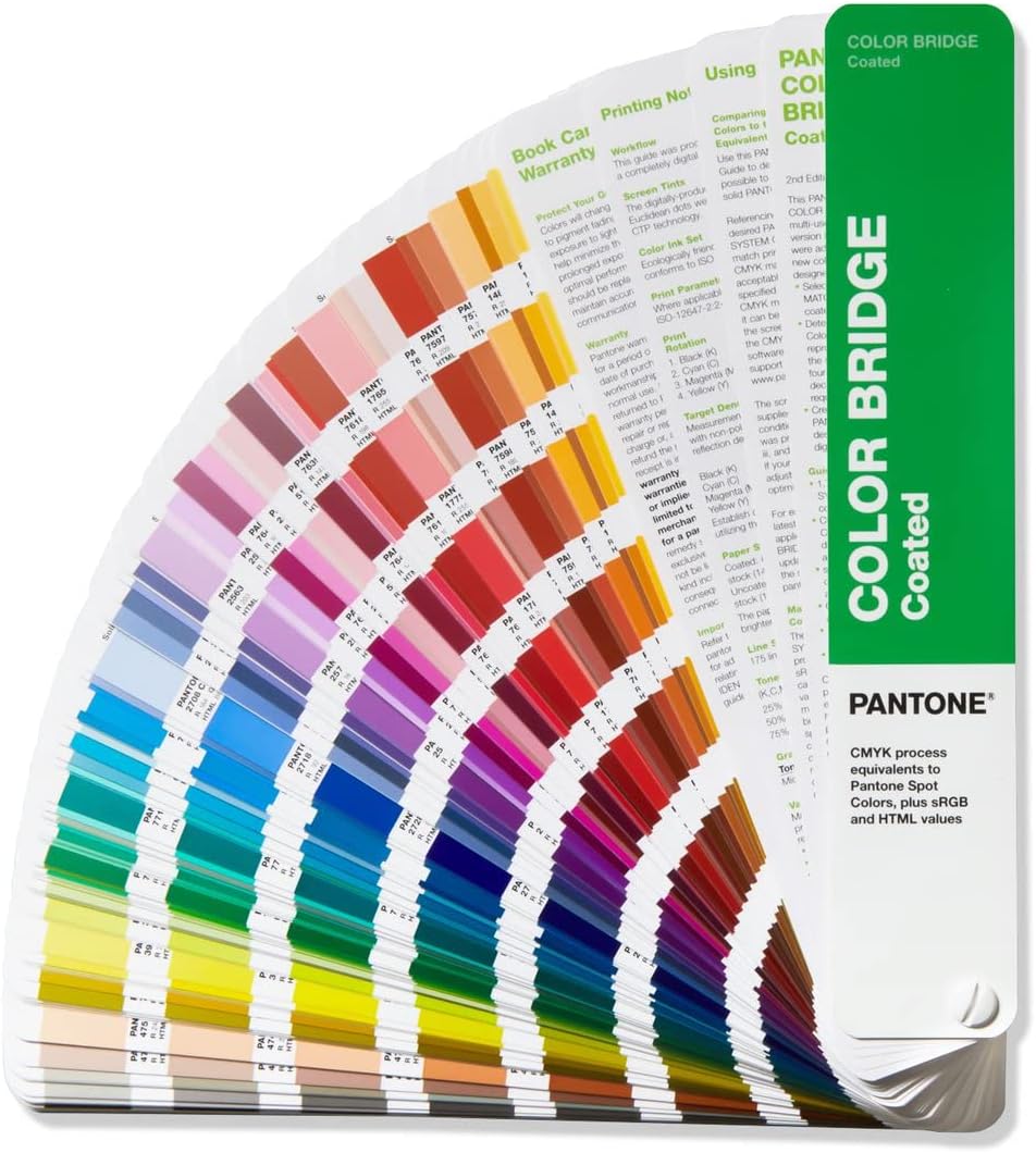 Pantone Color Bridge Guide Coated | Translate Colors into CMYK, HTML, and RGB | GG6103B