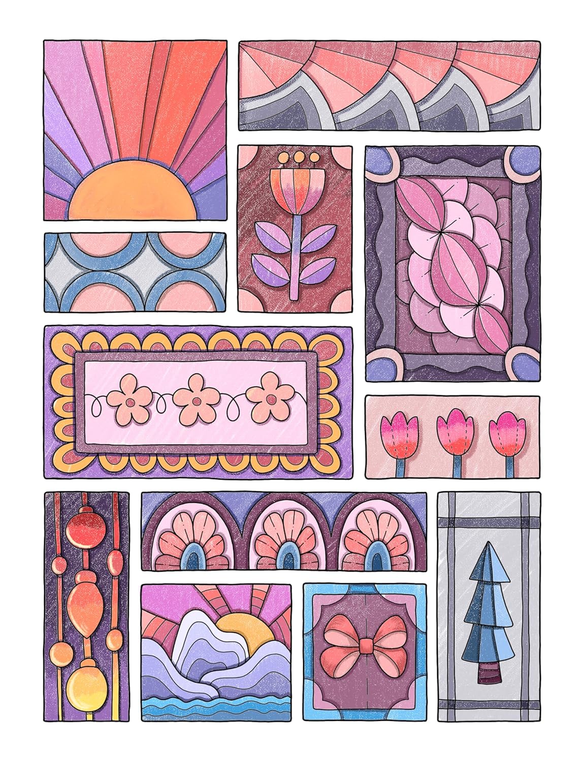 Mindfulness Patterns: Coloring Book with Creative Pattern Designs for Stress Relief and Relaxation