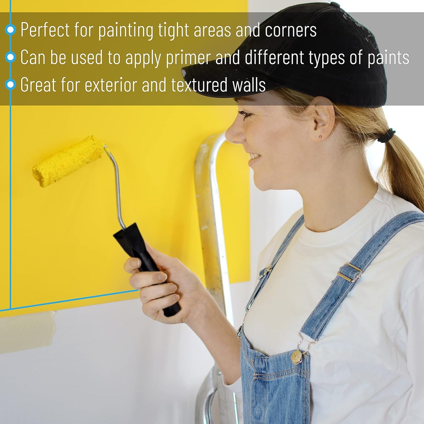 Bates- Paint Roller Covers, 10 Pack, 4-Inch Covers for Paint Roller 4 Inch Paint Roller Covers, 4 Paint Roller Covers, Covers for Paint Rollers 4 Inch, 4 Inch Rollers for Painting Small Paint Rollers