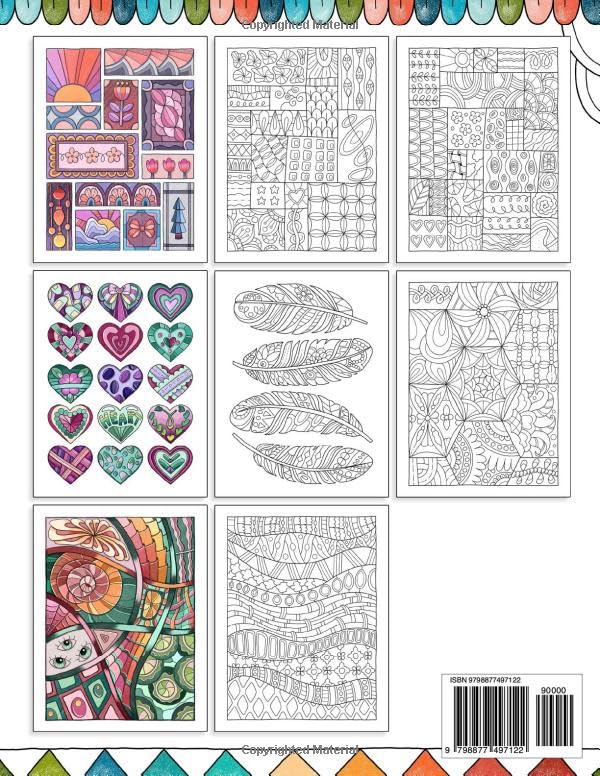 Mindfulness Patterns: Coloring Book with Creative Pattern Designs for Stress Relief and Relaxation
