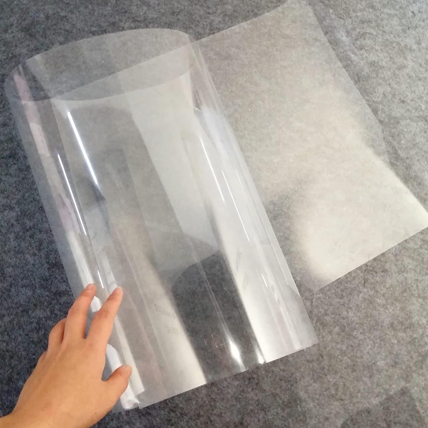 BANLTRE 18"x48" 5 Pieces Clear Blank Stencil Acetate Mylar for Craft,Silhouette Vinyl Cutting – Craft Material Making Sheets