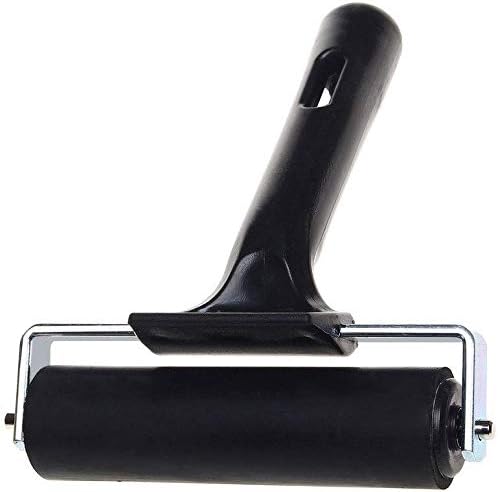 4-Inch Rubber Brayer Roller for Printmaking, Great for Gluing Application Also