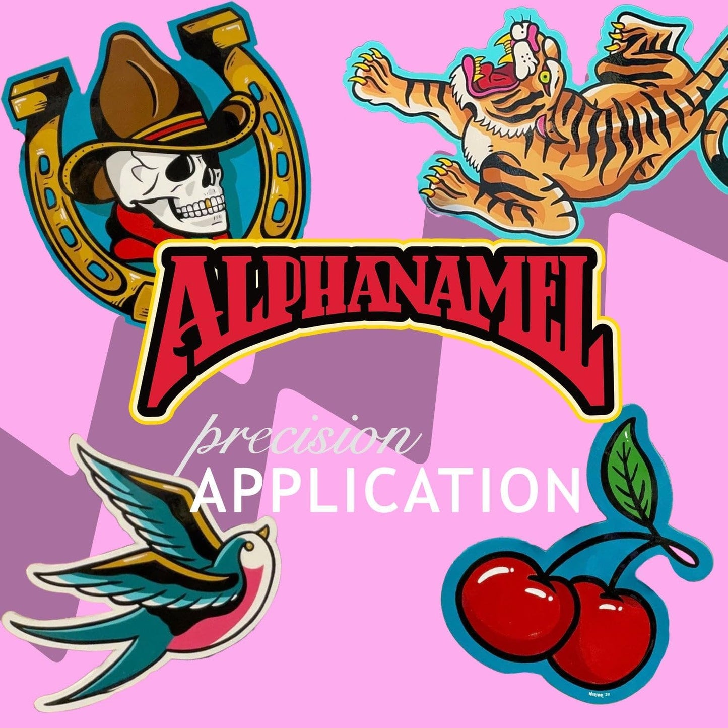 Alphanamel Ultimate Painters Gift Box - Complete Set for Artistic Creations with Evil Trio Brush Set