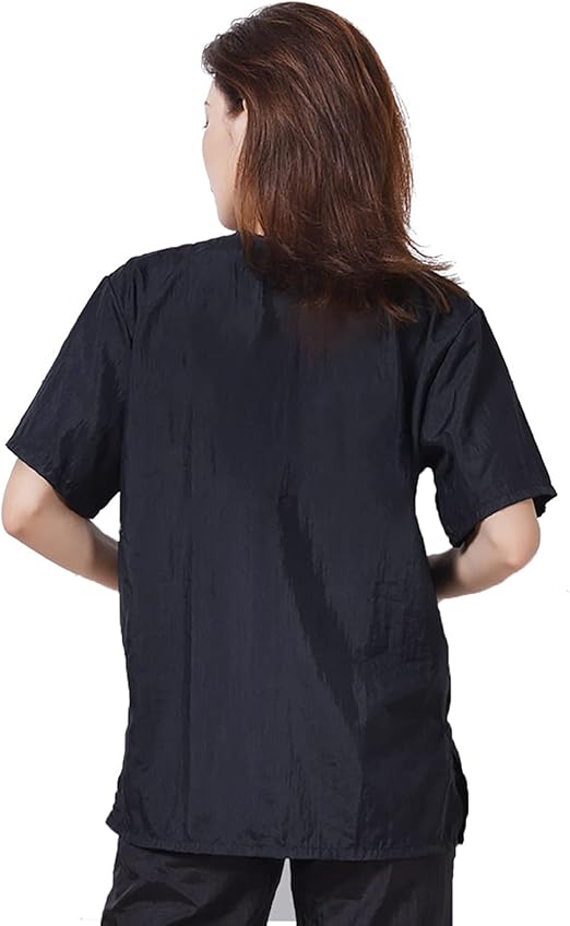 Gliitatu Dog Grooming Smock Barber Jackets for Women Men Professional Pet Groomer Smock Cosmetologist Barber Smock : Size Medium