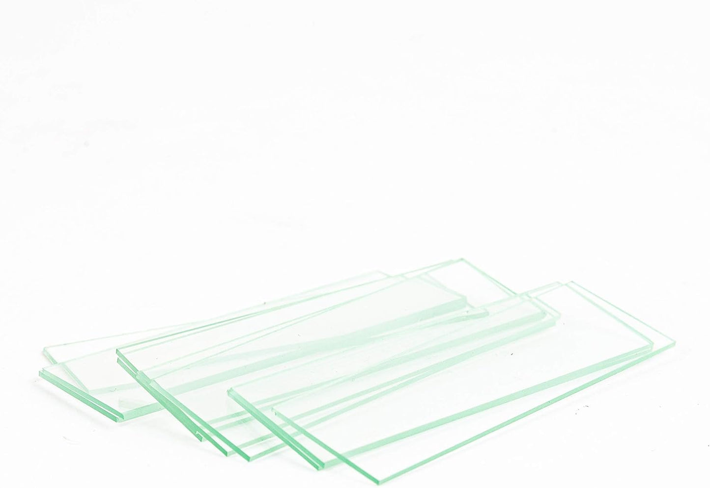 AmScope BS-50P-100S-22 Pre-Cleaned Blank Ground Edge Glass Microscope Slides and 100pc Pre-Cleaned Square Glass Cover Slips Coverslips