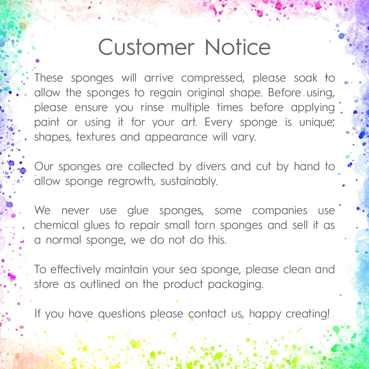 NAROA Artist Natural Sea Sponges for Painting 8 Pack | Unbleached Unique Art Tool Set | Suitable for Acrylic Watercolor, Marbling, Texturing, Pottery, Ceramics