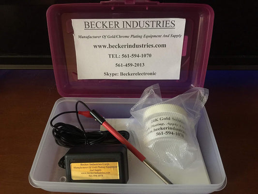 Mini Plater 24K Gold Plating Kit, Gold Plating Machine