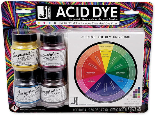 Jacquard Acid Dye Starter Set