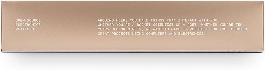 Official Arduino Starter Kit [K000007] – 12 DIY Projects with Electronic Components & English Projects Book – Original Kit from Italy
