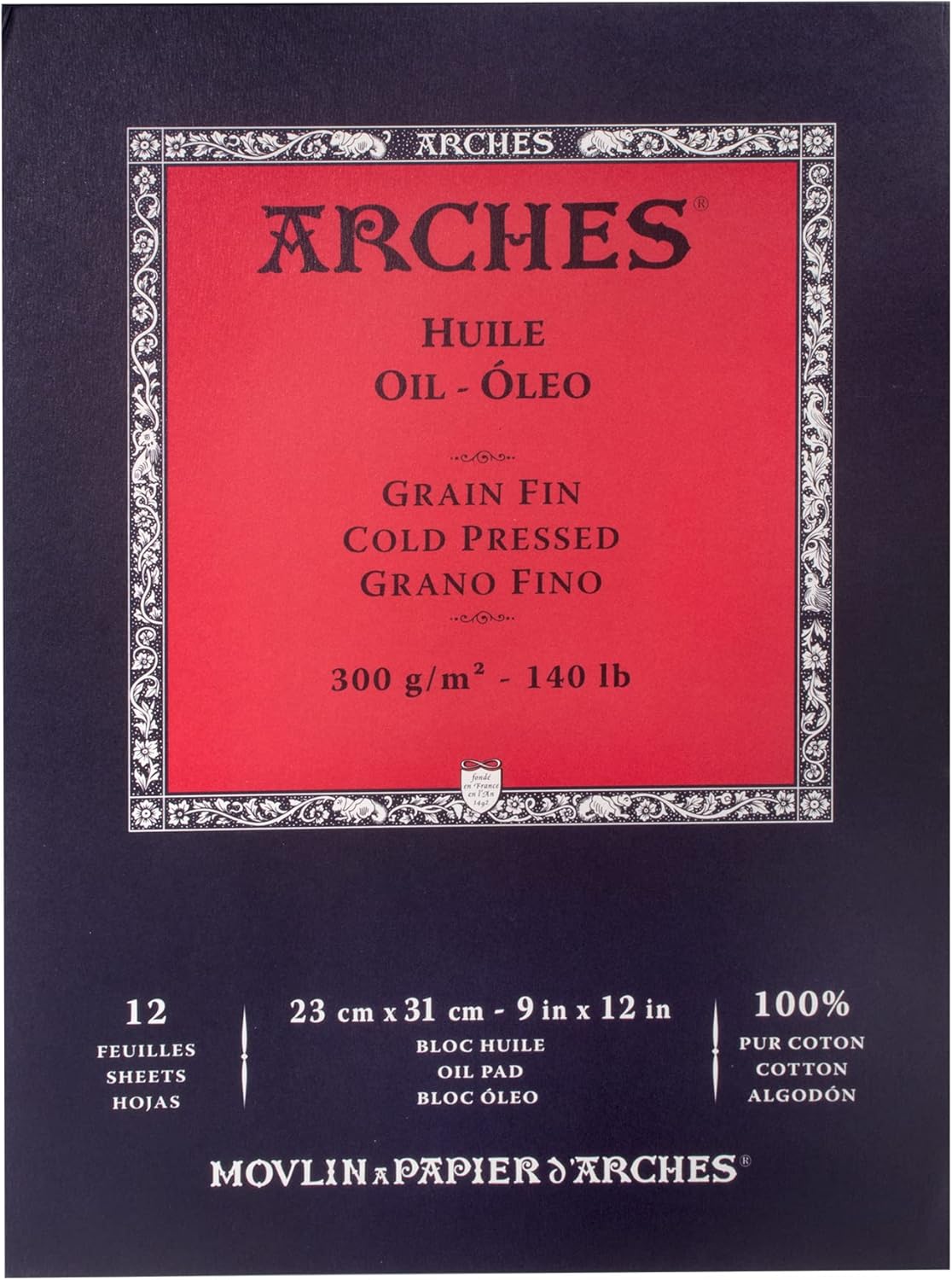 Arches Oil Painting Pad 9"x12"