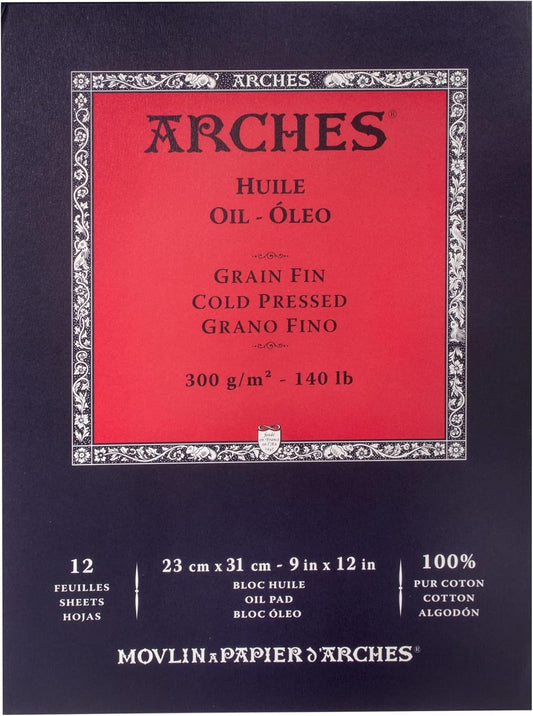 Arches Oil Painting Pad 9"x12"