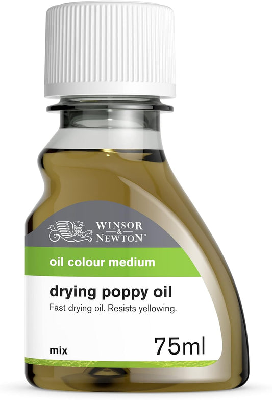 Winsor & Newton Sansodor Drying Poppy Oil, 75ml (2.5oz) Bottle
