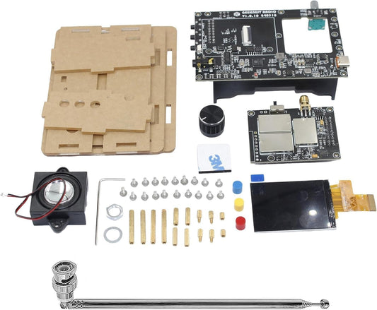 DIY Radio Kit Portable Shortwave Radio Receiver FM AM MW SW Air SSB LSB USB Full Band Radio Receiver for Hams Big Speaker & Best Reception for Adults Student STEM Education
